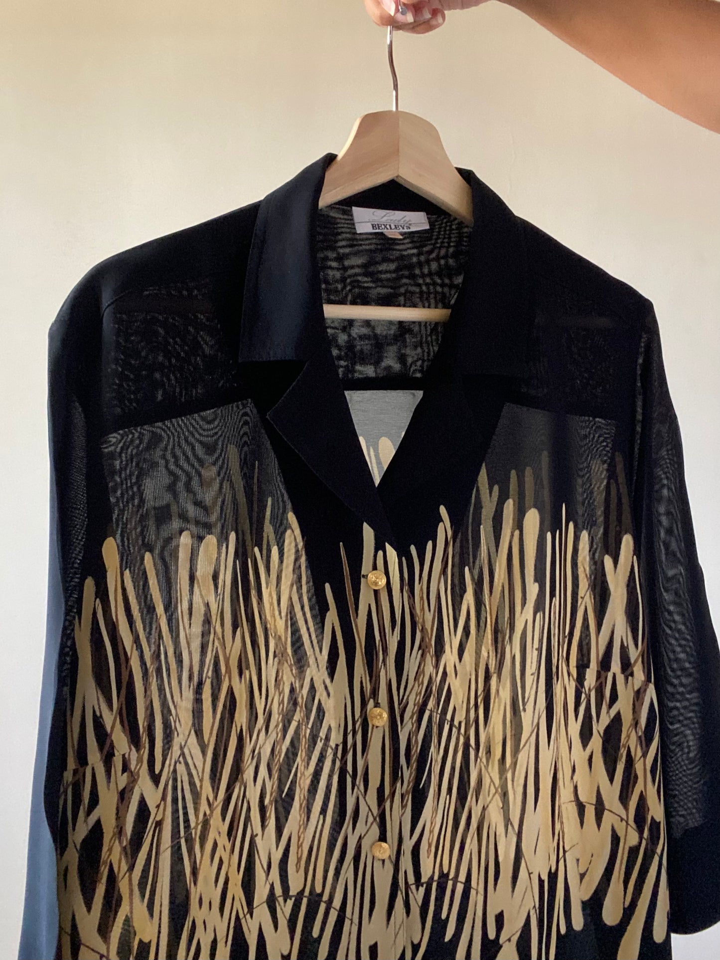 Semi Sheer Minimalist Vintage Shirt