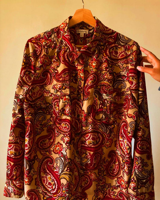 Ethnic Printed Vintage Shirt