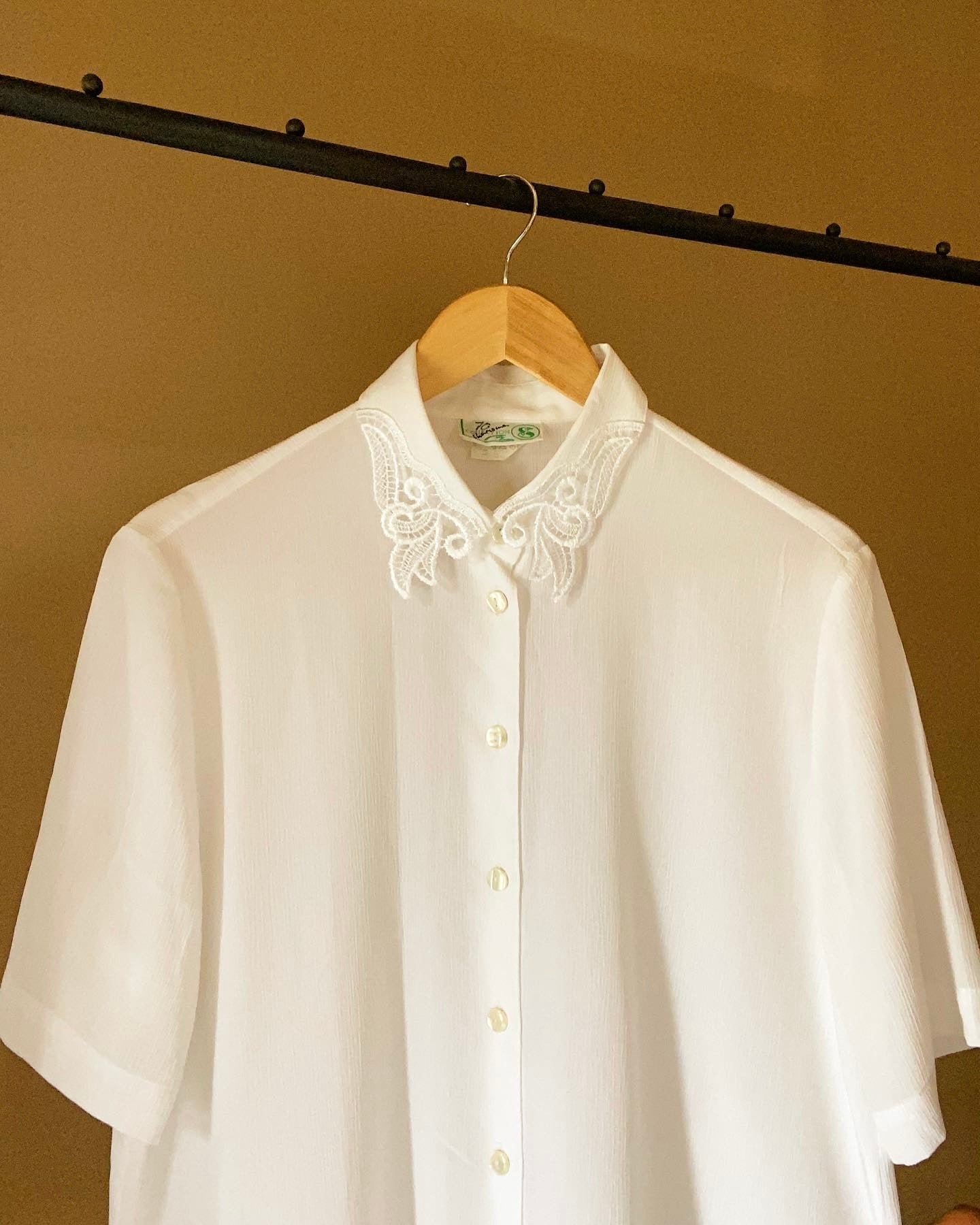 White Embroidered Shirt