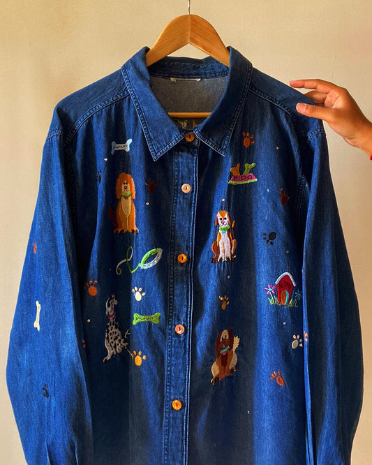Doggo Inspired Oversized Vintage Shaket