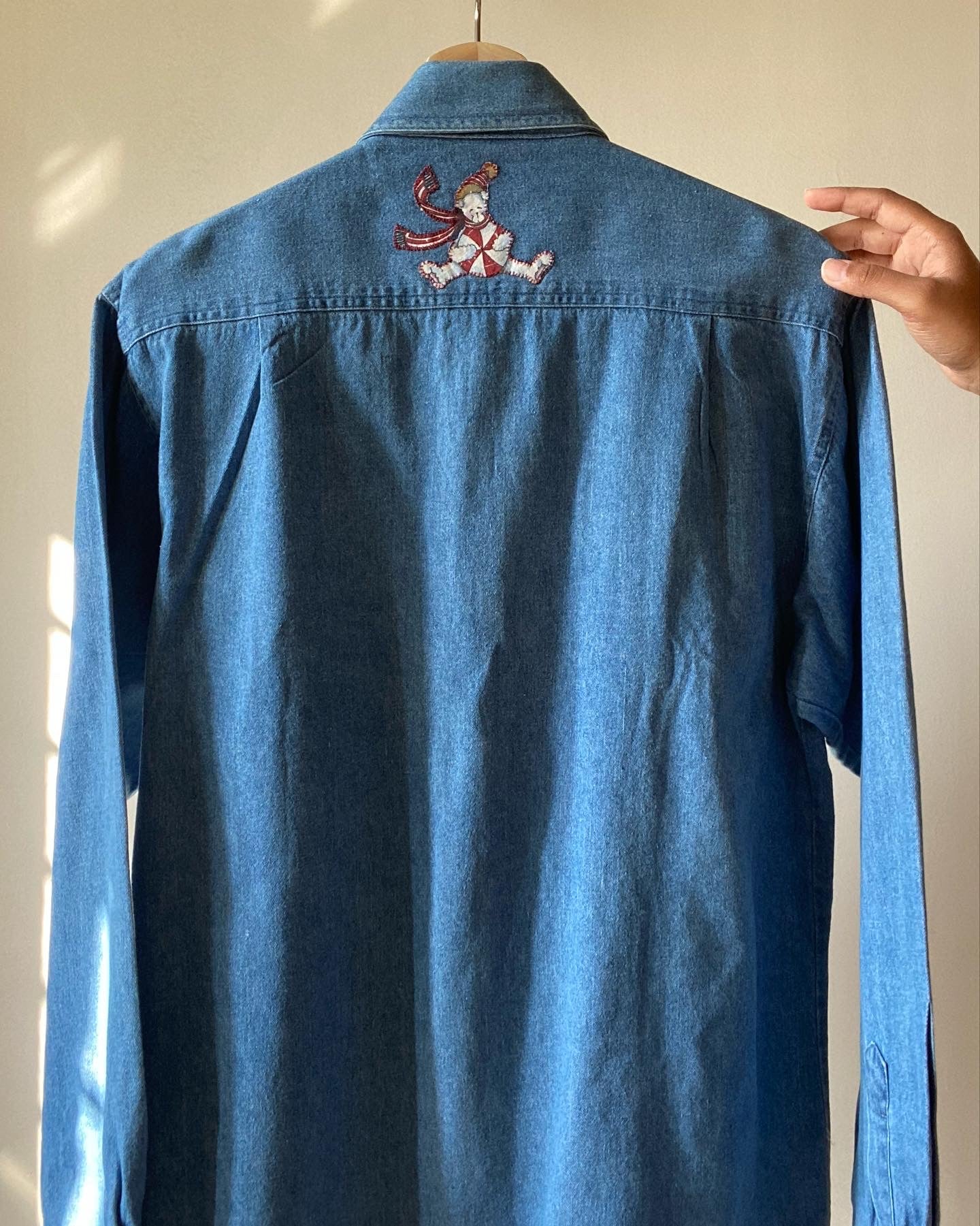 Christmas Inspired Vintage Denim Shaket