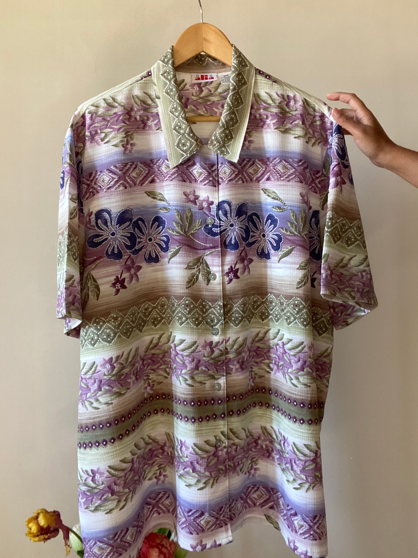 Hawaiian Multi Print Vintage Shirt