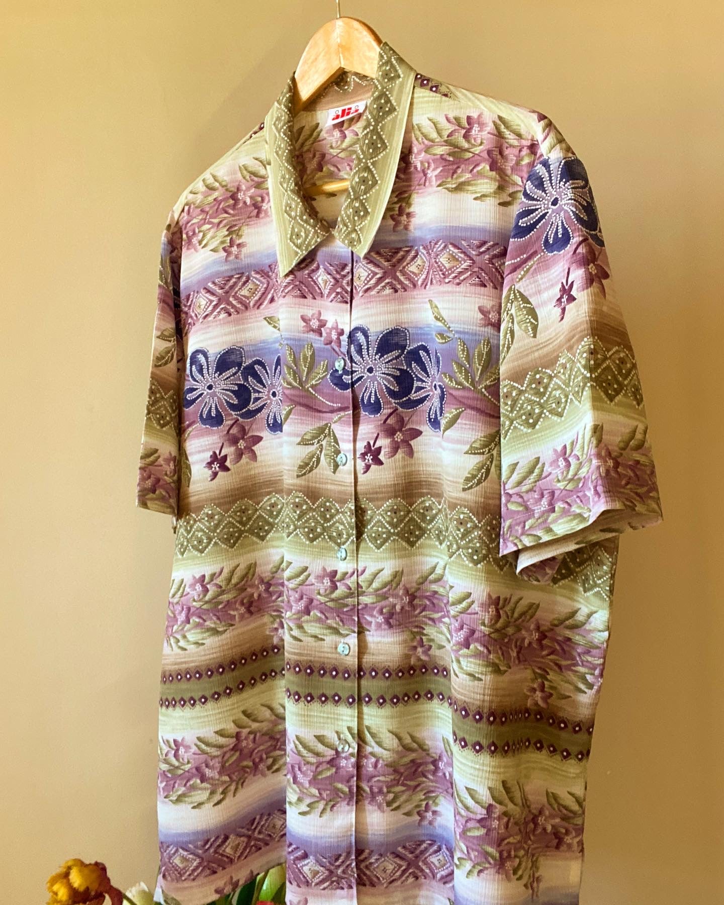 Hawaiian Multi Print Vintage Shirt
