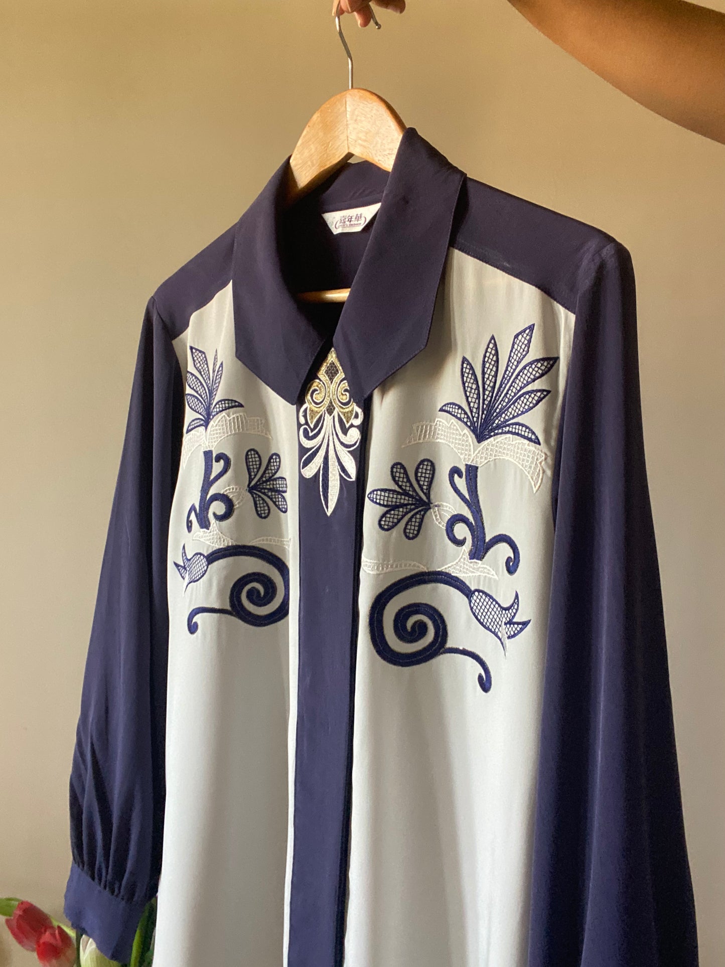 Colour Block Vintage Shirt