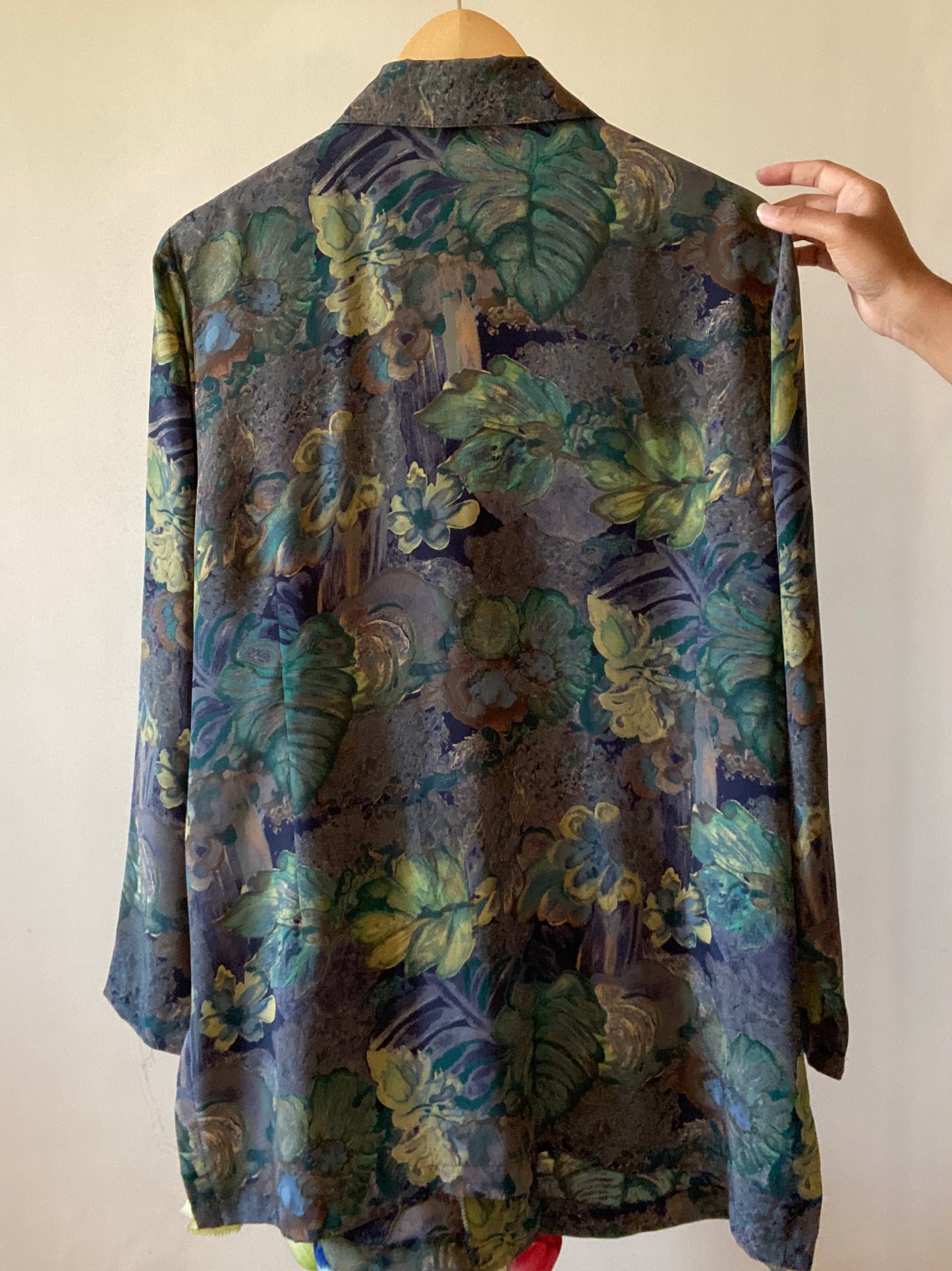 Abstract Floral Vintage Shirt