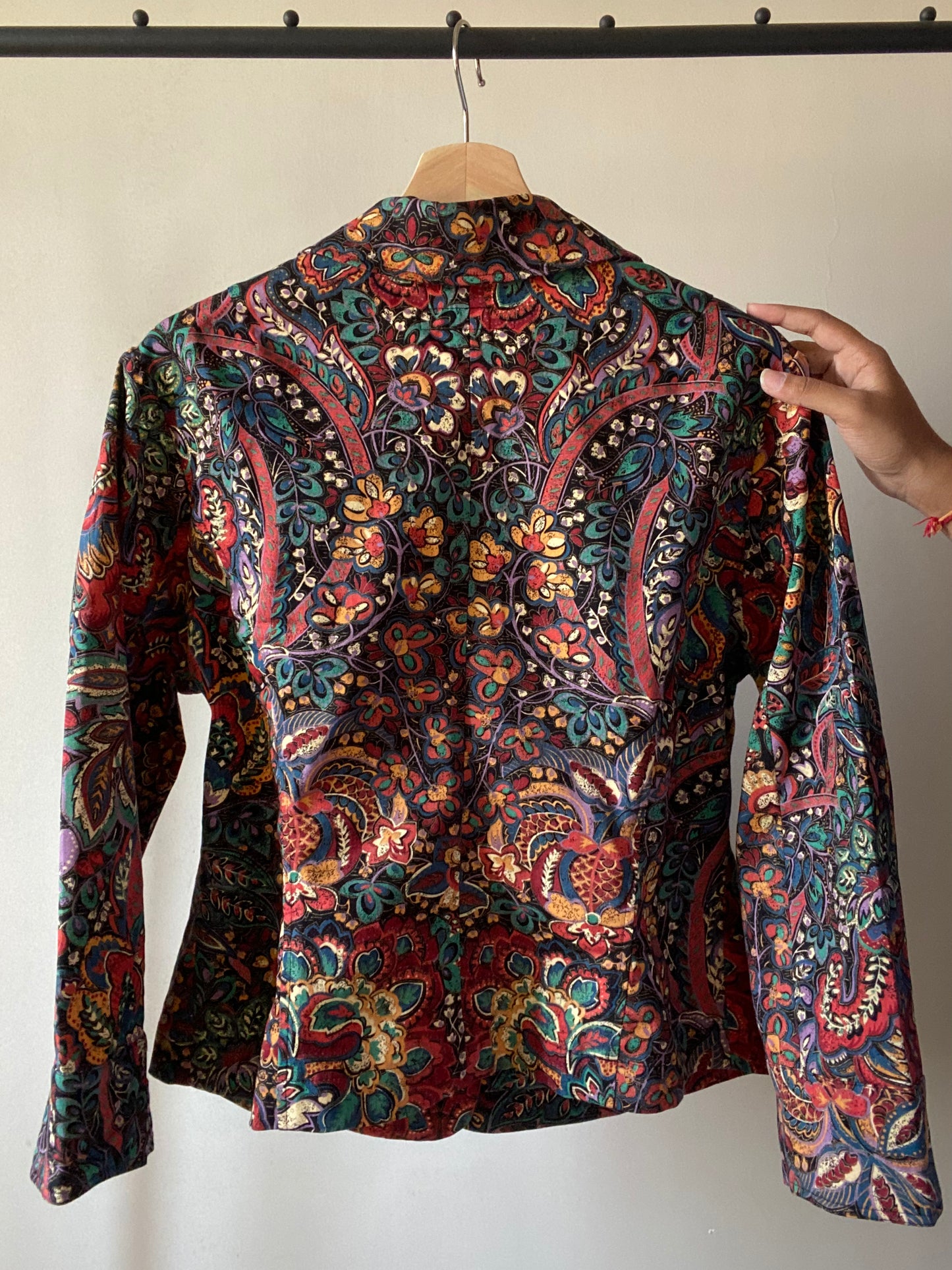 Abstract Print Vintage Blazer